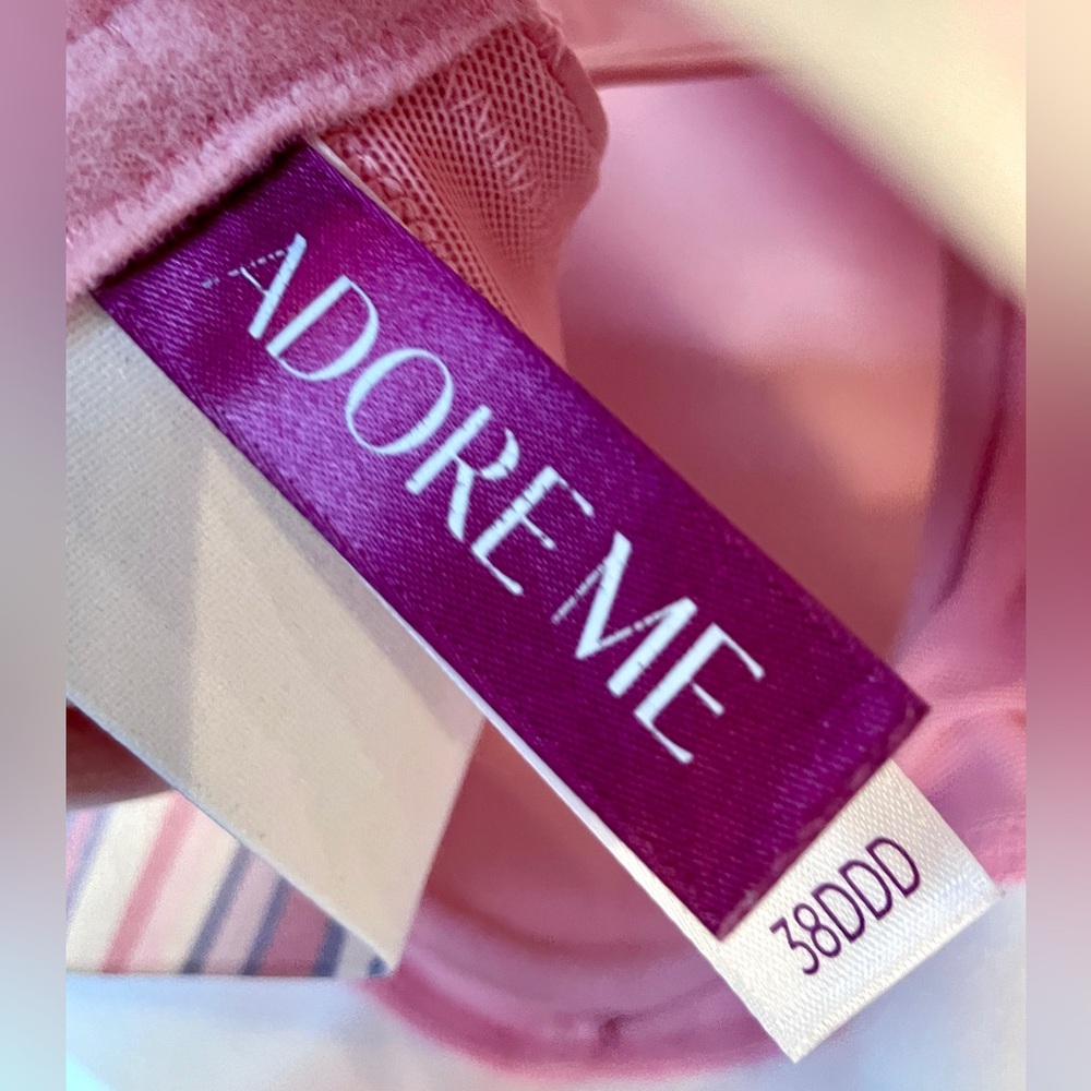 Adore Me Sports Bra Pink & Purple Women’s Size 38DDD - Picture 6 of 6